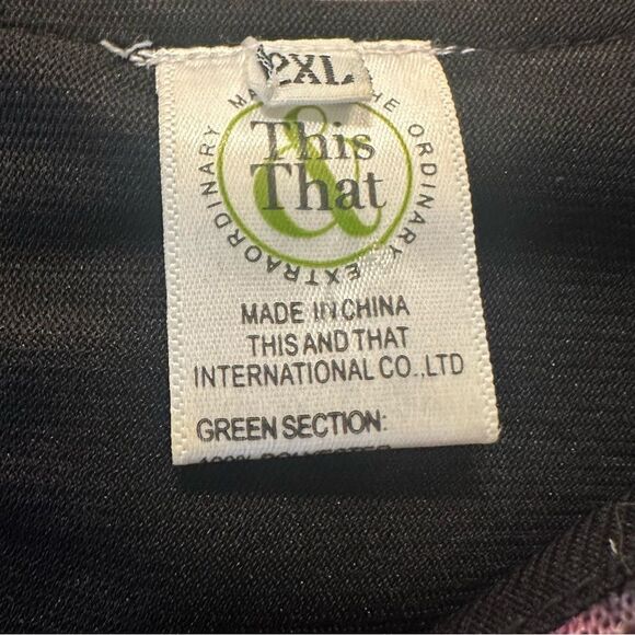 This n That Womens' Size 2X Boho Multicolor Pullover V-Neck Layered Top - Picture 8 of 8